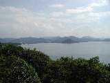 笠山から臨む萩市街
